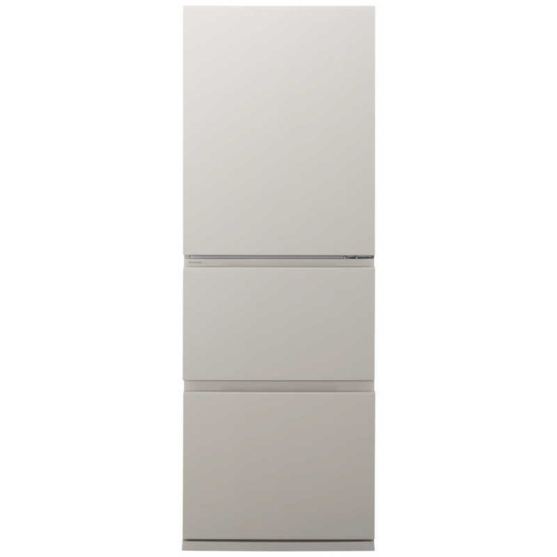 パナソニック Panasonic 冷蔵庫 326L 3ドア 右開き マットライトベージュ NR-C33JS2-C(大型)