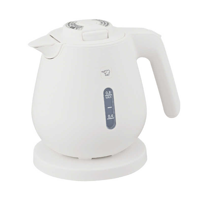象印 ZOJIRUSHI 電気ケトル 0.8L ホワイト CK-DC08-WA