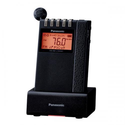 パナソニック Panasonic FM/AM 2バンドレシーバー ブラック RF-ND380RK-K