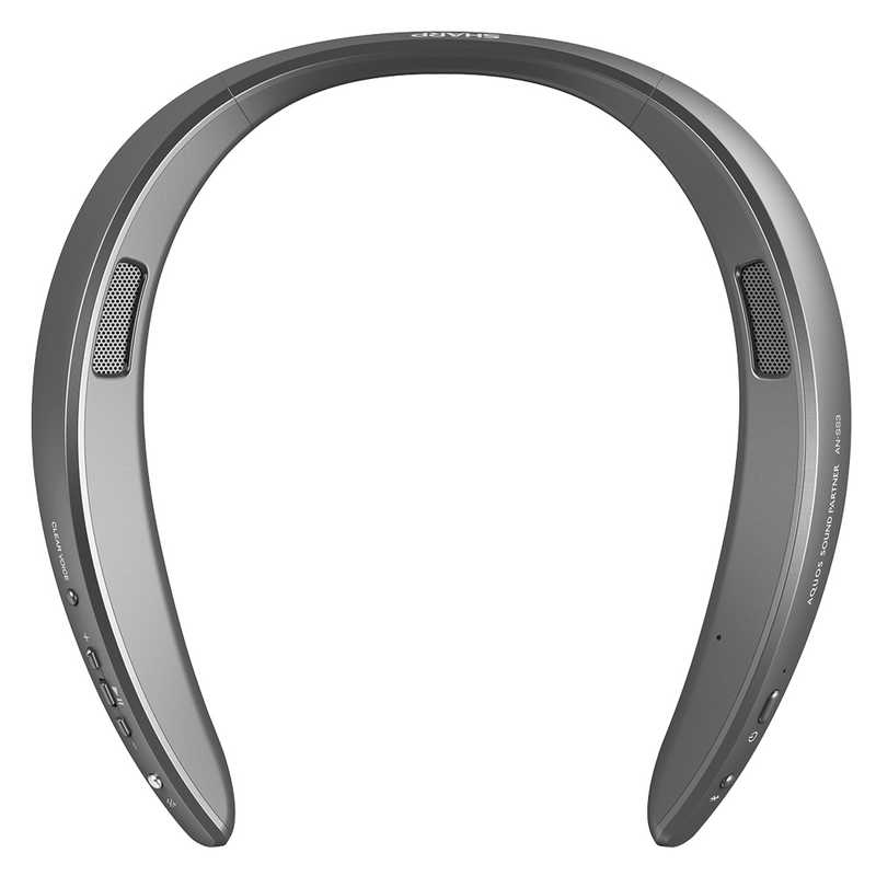 【500円OFFクーポン対象商品】シャープ SHARP ネックスピーカー AQUOS サウンドパートナー 防水 Bluetooth対応 ブラック AN-SS3-B