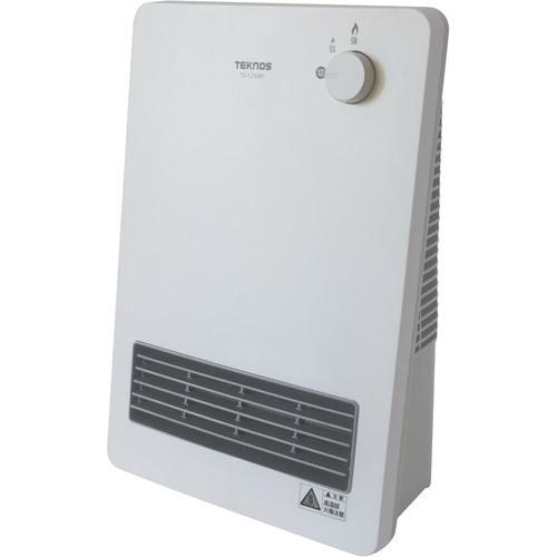【500円OFFクーポン対象商品】テクノス TEKNOS セラミックヒーター 出力2段階 1200W/600W ホワイト TS-1251-W