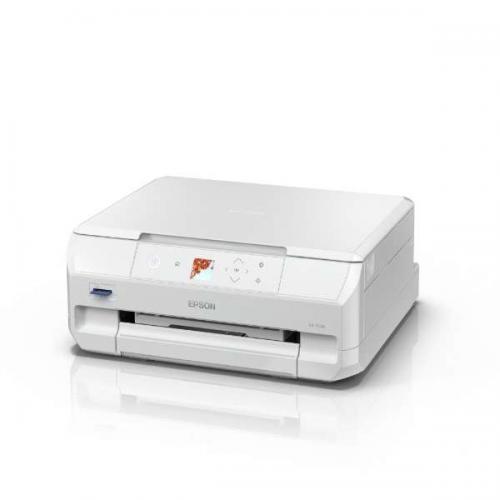 エプソン EPSON A4カラーインクジェット複合機 カラリオ コンパクトデザイン Wi-Fi ホワイト EP-717A