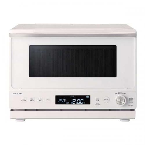 コイズミ KOIZUMI オーブンレンジ 26Lサイズ 縦開き 大型液晶表示 フラット庫内 ホワイト KOR2601W