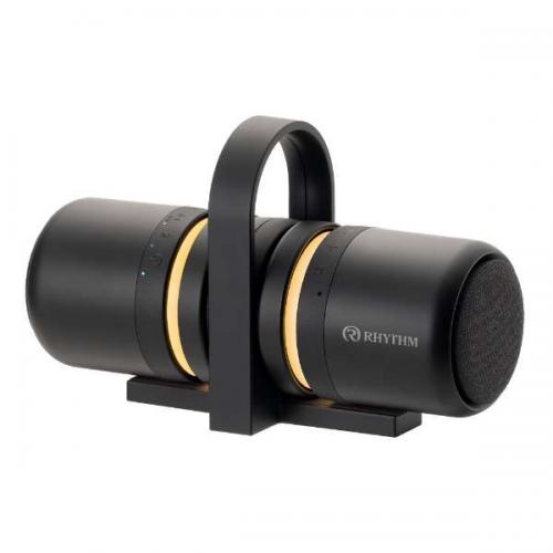 【500円OFFクーポン対象商品】リズム時計 RHYTHM 防水Bluetoothスピーカー ブラック 9YYA30RH02