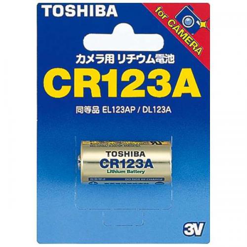 東芝 TOSHIBA カメラ用リチウム電池 CR123AG