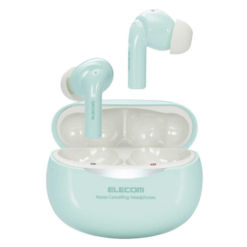 エレコム ELECOM 完全ワイヤレスヘッドホン LBT-TWS15 グリーン LBT-TWS15GN