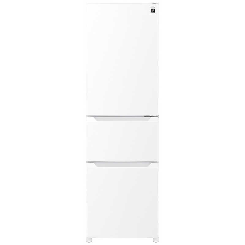 シャープ SHARP 冷蔵庫 3ドア 317L 右開き プラズマクラスター マットホワイト SJ-PT32R-W (大型)