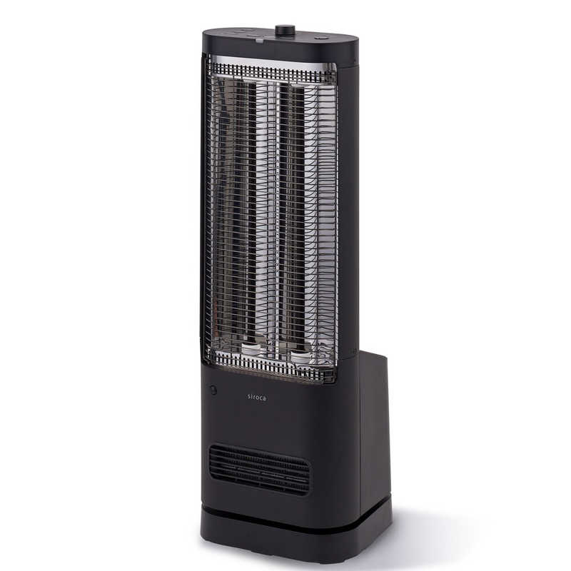 【1,000円OFFクーポン対象商品】シロカ siroca 遠赤外線ヒーター ブラック SH-FC251-K