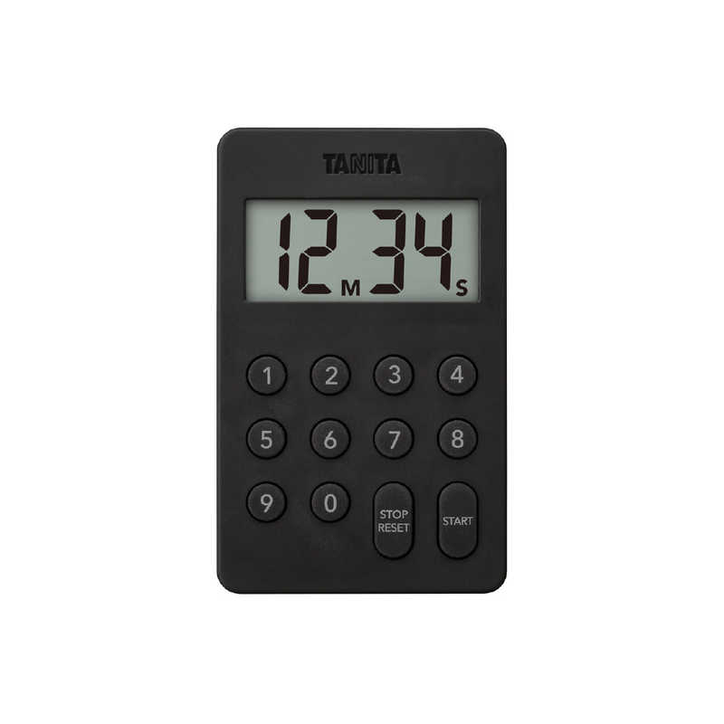 【決算10%オフクーポン対象商品】タニタ TANITA デジタルタイマー 100分計 ブラック TD-415-BK
