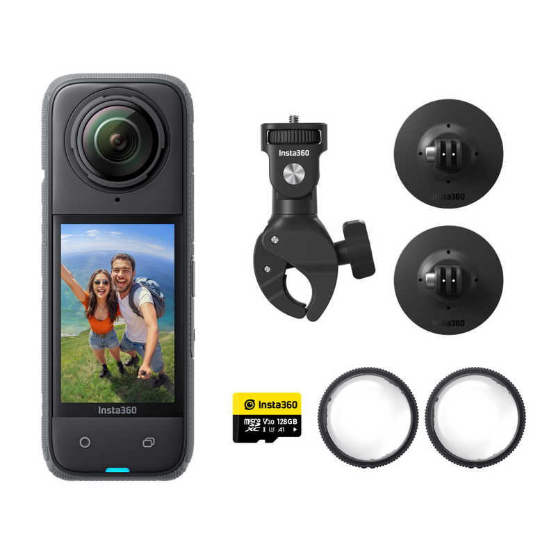 【決算10%オフクーポン対象商品】insta360 X4 モーターサイクルキット CINSABMA-X405