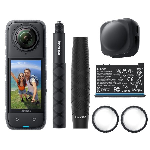 【決算10%オフクーポン対象商品】Insta360 アクションカメラ Insta360 X4 トラベルキット8K 360 Action CamCINSABMA-X413