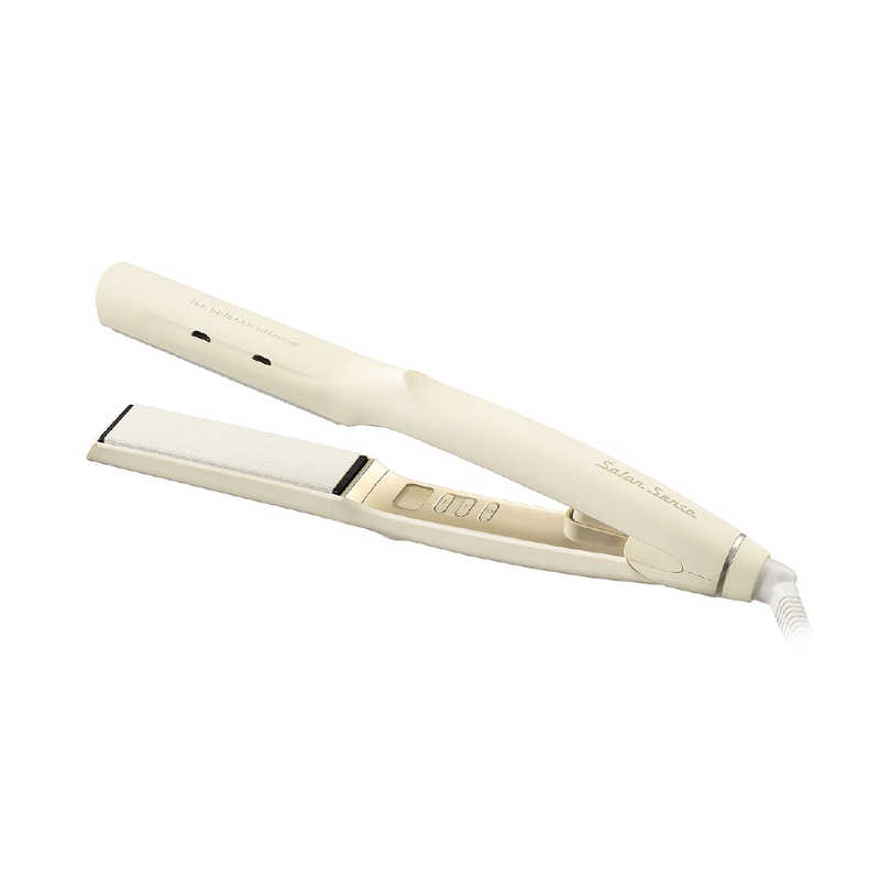 【決算10%オフクーポン対象商品】コイズミ KOIZUMI イオンバラン スストレートアイロン Salon Sense サロンセンス 26mm 80℃～200℃ 海外対応 交流(コード)式 アイボリー KHS8910C