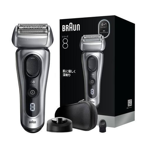 【決算10%オフクーポン対象商品】ブラウン BRAUN 電気シェーバー シリーズ8 シルバー 8617S