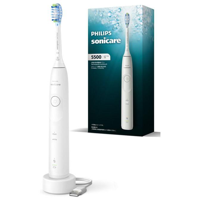 【決算10%オフクーポン対象商品】フィリップス PHILIPS ソニッケア プロテクトクリーン5500シリーズ ホワイト HX7110/04