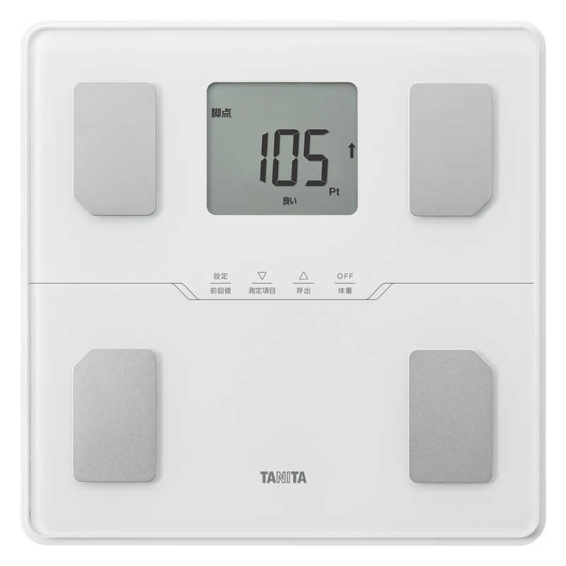 タニタ TANITA 体組成計 スマホアプリ連携 脚点測定機能付 パールホワイト BC-774L-WH