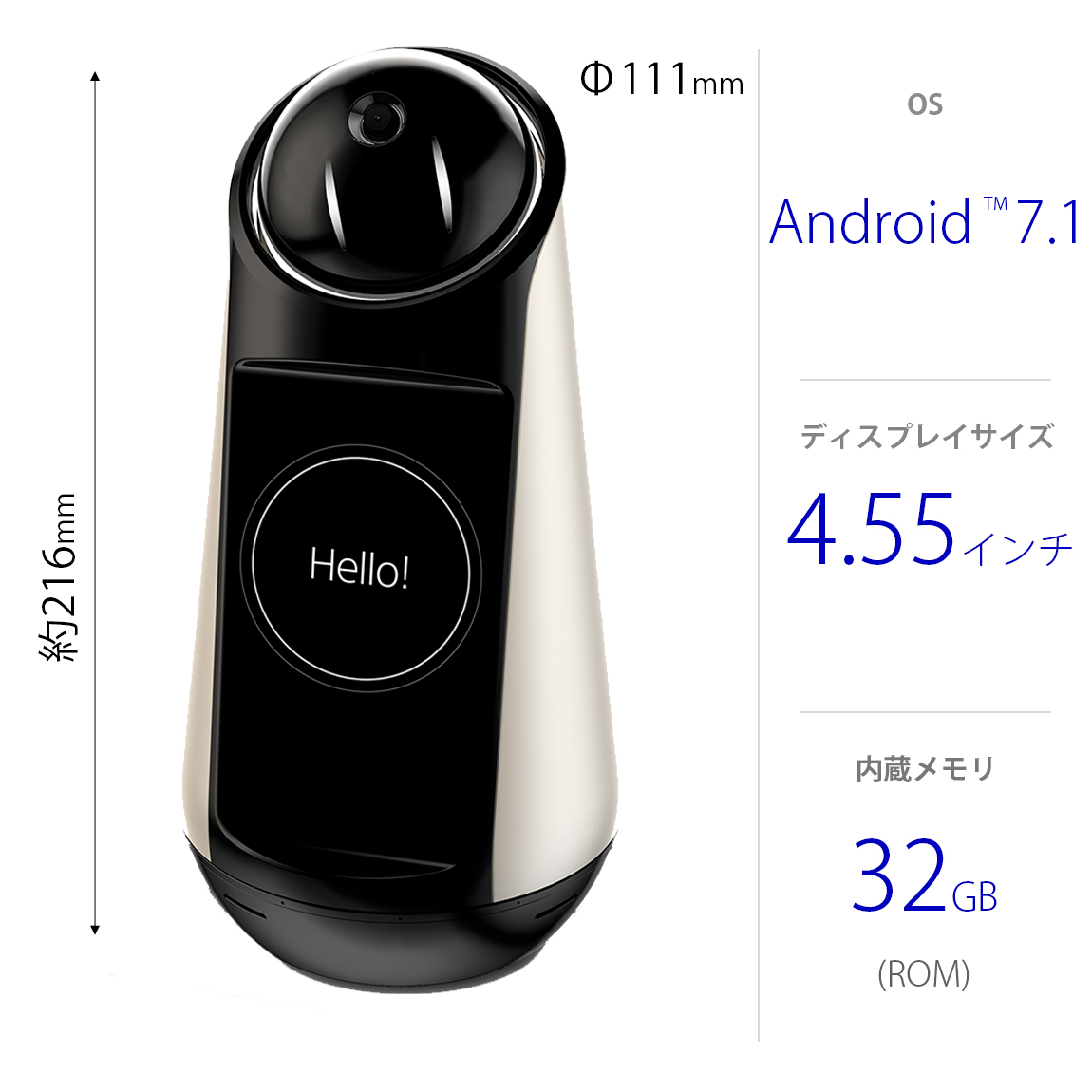 本体画像スペック