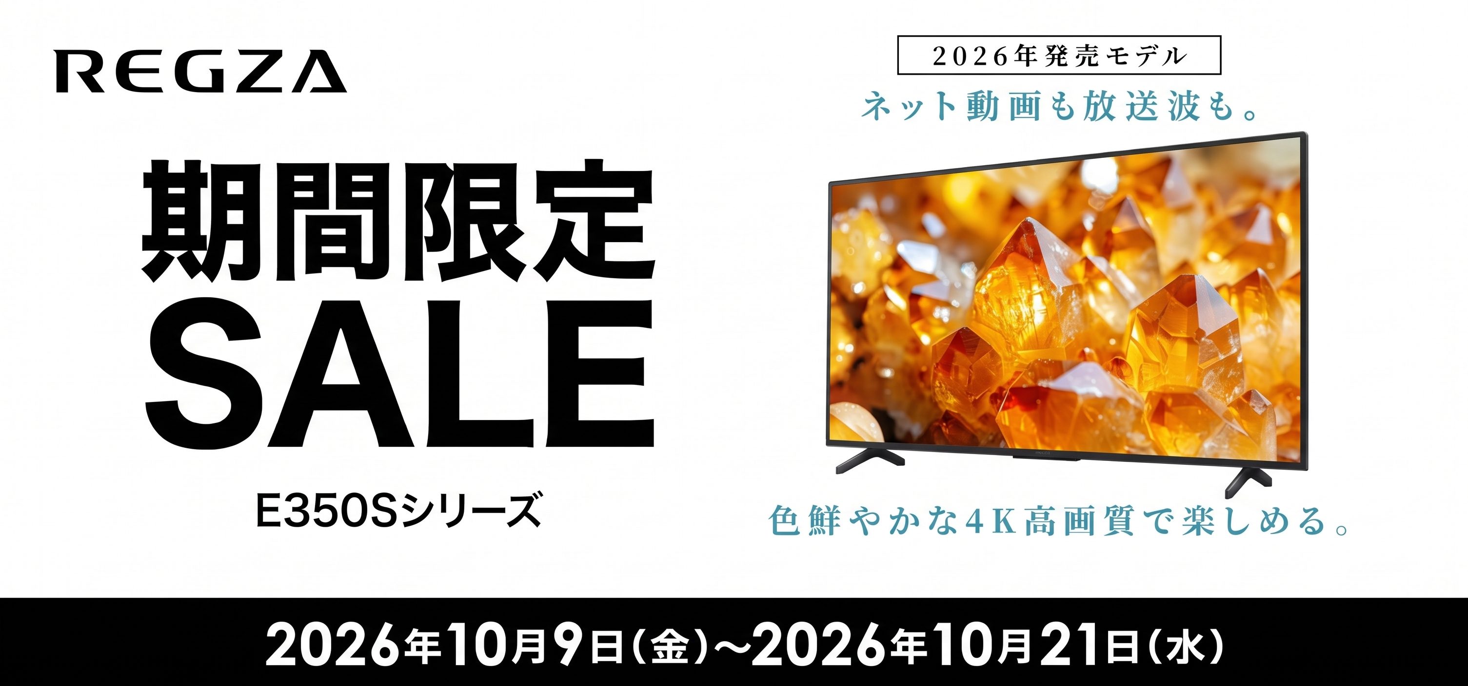 REGZA E350S SALE 10/9～10/21